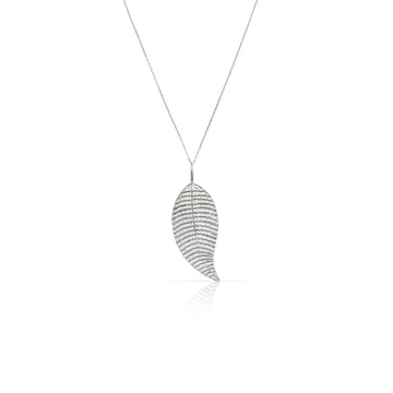 Silver leaf necklace My Vibe