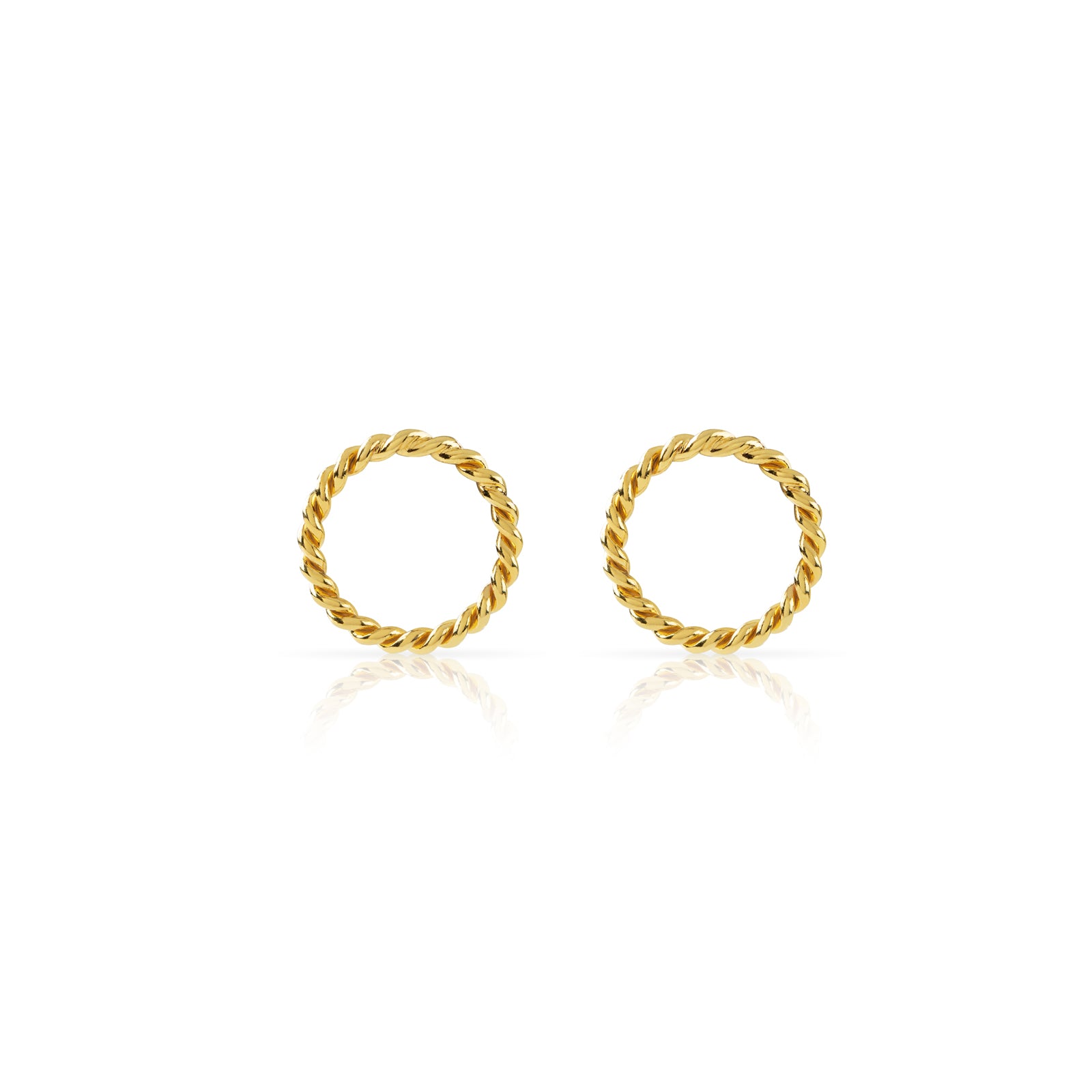 Gold Rope Earrings The Classy